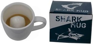 Fairly Odd Novelties Shark Attack Coffee Mug, Off-White, One Size, (FON-10037)