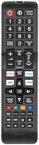 7SEVEN® Compatible with Samsung tv Remote Control Universal Replacement Remote for Original Samsung LCD LED OLED QLED UHD HD Plasma 3D Smart Hub Television with Netflix and Prime Video Hotkeys