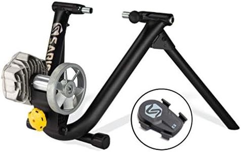 Saris Fluid2 Smart Equipped Indoor Bike Trainer, Includes Speed Sensor, Made in The USA