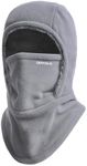 Unisex Windproof and Warm Balaclava, Winter Warm Neck Mask Ear Covering Balaclava Hat for Skiing,Motorcycle (US, Alpha, One Size, XX-Large, Grey)