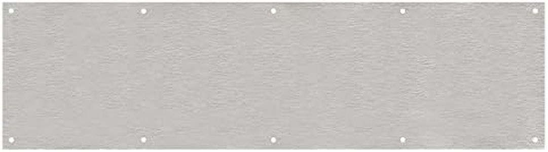 Designers Impressions Satin Nickel 8" x 30" Kick Plate: 609391