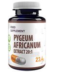 Pygeum Africanum 20000mg Equivalent (100mg of 20:1 Extract) 90 Vegan Capsules, 13% phytosterols, 3rd Party Lab Tested, High Strength, Gluten and GMO Free