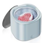 Ultrasonic Retainer Cleaner for Denture: Ultra Sonic Dental Cleaning - Mouth Guard Cleaner for Aligner at Home in The Bathroom 25W 220ML (BLUE)