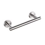 Miyili Small Kitchen Towel Bar 9 Inch Stainless Steel Cabinet Hand Towel Bar Hanger Rail Towel Rod Round Modern Style Brushed Finish, A01N23A