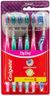 Colgate Zig Zag Manual Toothbrush, Value 6 Pack, Medium Bristles, Interdental Reach