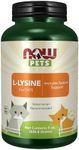 NOW Foods Pet Health, L-Lysine Supplement, Powder, Formulated for Cats, NASC Certified, 8-Ounce