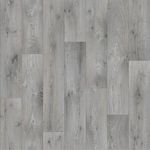 VINYL FLOORING UK Grey Non-Slip Wood Effect Vinyl Flooring Roll For Living Room, Dining Room, Hallways, 2.3mm Thick Vinyl Sheet, Waterproof Lino Flooring, 5 Years Warranty-2m(6'6") X 2m(6'6")-4m²