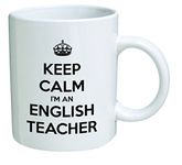 Funny Mug - Keep Calm I'm an English Teacher - 11 OZ Coffee Mugs - Inspirational gifts and sarcasm - By A Mug To Keep TM