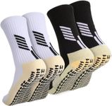 2 Pairs Non Slip Sport Soccer Socks