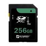 Synergy Digital Camera Memory Card, Works with Canon EOS Rebel T8i DSLR Digital Camera, 256GB Secure Digital (SDXC) Class 10 Extreme Capacity Memory Card