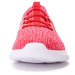 TIOSEBON Women's Lightweight Casual Walking Athletic Shoes Breathable Running Slip-On Sneakers 12 US Red