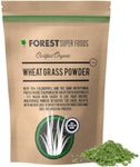 Forest Super Foods Australian Grown Young Wheat Grass Powder 500g (60 day supply) | Premium Quality | Gluten Free - High in vitamins and chlorophyll