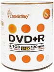 Smart Buy 100 Pack DVD+R 4.7gb 16x 