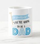 PRETTY UR PARTY are You Ready Going to Be Dad Mug, Baby Shower Mugs, Pregnancy Mug, Gift for Papa to be, Tea Mugs, Coffee Mugs, Microwave Safe Coffee Mugs, Ceramic Tea Mug -325ml