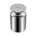 HFS(R) Calibration Weight 500 Gram M2 Class Chrome Scale Balance Calibration Weight for Digital Scale, Pocket Scale 500g