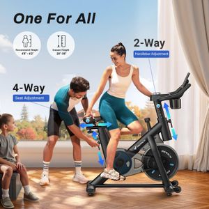 MERACH Exercise Bike with LED Display – Indoor Cycling Trainer