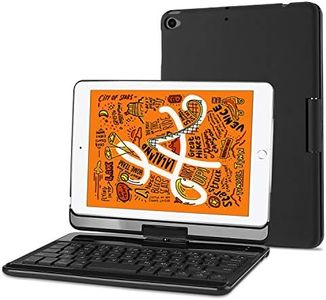 ProCase iPad Mini 5 / Mini 4 Keyboard Case, 360 Degree Rotation Swivel Cover Case with Wireless Keyboard for 7.9 Inch Apple iPad Mini 5th Gen 2019 / iPad Mini 4 2015 -Black