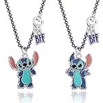 Disney Girls Stitch BFF Necklace Se