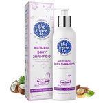 The Moms Co. Tear-Free Natural Baby Shampoo| Australia-Certified Toxin-Free | Cleans & Conditions Hair | With Organic Argan Oil, Moringa Oil & Coconut-based Cleansers- 400 ml