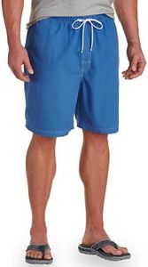 Harbor Bay by DXL Men's Big and Tall Swim Trunks Blue 2XL