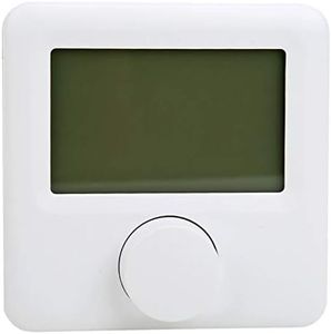 Digital Room Thermostat, HYO6BW Digital LCD Display Heating 2 Wire Wirele Temperature Controller Ermostat Battery Programmable Thermostat