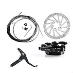 Mountain Bike Disk Brake Set G3/ HS1 Bicycle Disc Brake Kit Front and Rear 160mm Caliper Rotor with Bolts and Cable (R G3 Desk Brake Set)