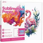 Dynta Sublimation Paper 11x17, 125g Heat 160 Sheets Transfer Paper for Any Inkjet Printer with Thermal Sublimation Ink on Mugs, Polyester Phone Cases, Light Fabrics White Blank Paper