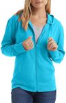 Hanes Women's Jersey Full Zip Hoodi