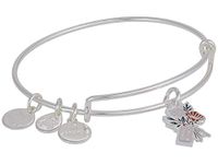 Alex and Ani Celebrate Thank You Expandable Wire Bangle Pink One Size