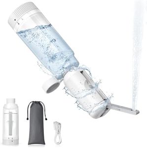 Upgrade SPACEREST Portable Bidet for Travel, No Noise & Waterproof Handheld Sprayer with 360ml Bottle, Rechargeable Electric Portable Bidet for Women & Men, Personal Hygiene & Postpartum Care