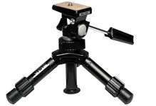 Slik Mini-PRO V with 2-Way Pan Head, 2 Leg Section Tripod Camera Stand for DSLR, Mirrorless, and Photography Cameras (Folded Length 20cm)