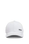 BOSS Mens Cap-1 Logo-Detail Cap in Cotton Twill