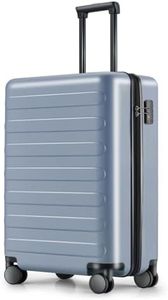 NINETYGO Carry On Luggage 22x14x9 Airline Approved, 20 Inch Luggage with Smooth Spinner Wheels, Lightweight, Hard Shell PC Suitcase Carry-On, Travel Luggage, TSA Approved (Shadow, Rhine Basic)