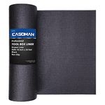 CASOMAN Professional Tool Box Liner and Drawer Liner 18 inch x 24 feet,Easy Cut Non-Slip Foam Rubber Toolbox Drawer Liner Mat - Adjustable Thick Cabinet Liners