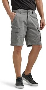 Wrangler Authentics Men's Classic Cargo Stretch Short, Gunmetal, 34