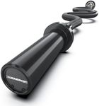 E.T.ENERGIC 47" Olympic Super EZ Curl Bar 500-lbs Capacity Steel Barbell Suitable for 2" Barbell Plates