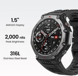 Amazfit T-Rex 3 Outdoor Smartwatch 48mm AMOLED, GPS, 27-Day Battery, NFC