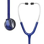 SCIAN Stethoscope - Single Head Cardiology Stethoscopes for Nurses, Doctors and Nursing School Students, Ideal for Blood Pressure Monitoring Home Diagnostics Medical Supplies, Blue