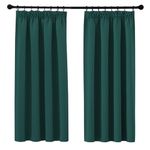 Dark Green Curtains