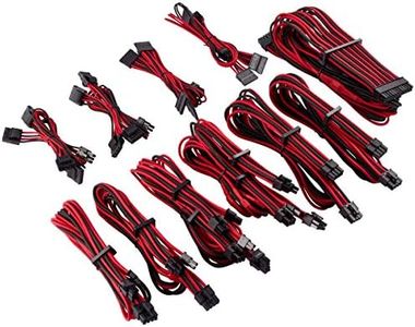 Corsair CP-8920226 Premium Individually Sleeved DC Cable Pro Kit, Type 4 (Generation 4), RED/Black