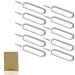 10 Pcs SIM Card Ejector Removal Tool Pin for all Models iPhone, iPods&iPad, Samsung Galaxy, LG, Huawei