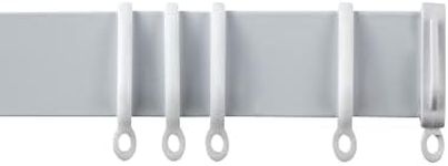 Aluminium Curtain Track In White (210CM)