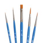 PRINCETON Artist Brush CO. SelectArtiste Fine Art Multi-Technique Brush Set, 5 x Synthetic Brushes, Ideal for Professionals & Students