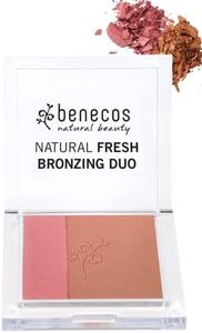 Benecos - natural beauty 92584 - Natural Cosmetics - Fresh Bronzing Duo - pressato - abbronzer 2in1 - vegan - ibiza nights