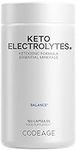 Keto Electrolytes Supplement – Vegan Electrolyte Tablets w Magnesium, Potassium, Calcium & Salt - Electrolyte Powder Salt Pills & Drink Hydration Supplements – Non-GMO, Keto Diet -180 Capsules