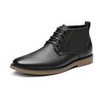 Bruno Marc Men's Classic Dress Casual Chukka Boots 2.0, Black-1, 9.5