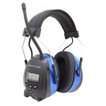 PROTEAR Ear Defenders with Bluetooth & Radio FM/AM, Built-in Rechargeable Lithium Battery,Safety Earmuffs Hearing Protection for Workshop,Garden/Mowing,Tractors, CE Certified SNR 30dB