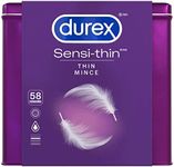 Durex Sensi-Thin Condoms Box, 58 Co