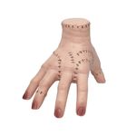 BAIYSFFG Thing The Hand Premium Hand Wednesday Hand Realistic Scarred Thing Hand Prop Decoration Halloween Hand Model for Fans Funny Cosplay