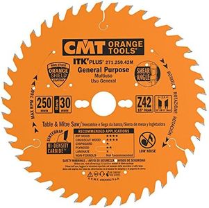 CMT 271.250.42M ITK Plus RIP and Crosscut Saw Blade HW 250X2,4X30 Z=42 ATB+Shear